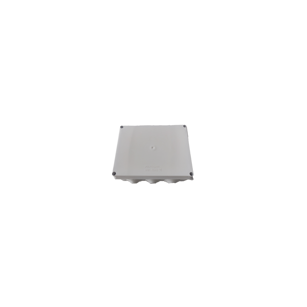 LPWBX200 Caja de Conexiones Impermeable IP65 10 Entradas Dimensiones 200 x 155 x 80