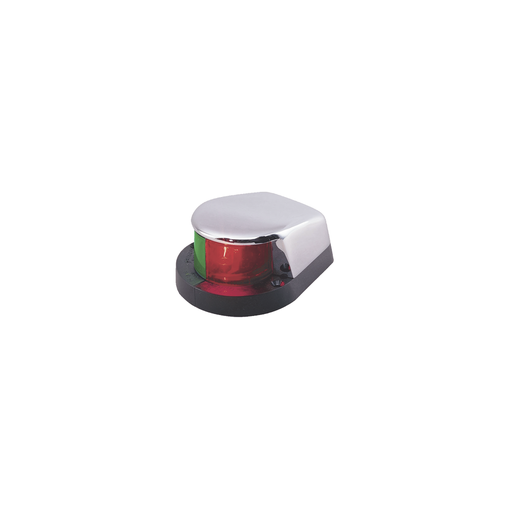 1310DP0CHR Luz Bi-Color con Carcasa Cromada para Embarcaciones a Motor Menores de 12