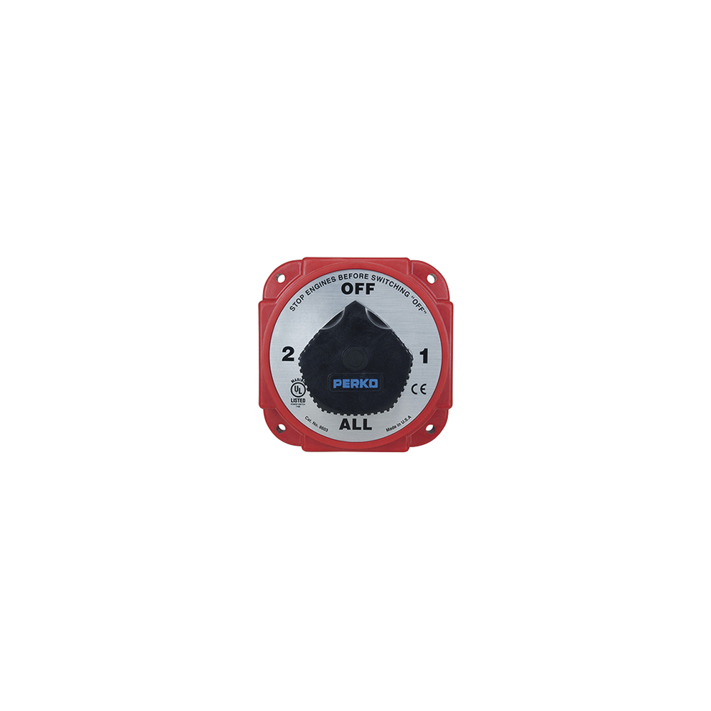 8603DP Switch Selector de Batera y Alternador de Servicio Pesado para Sistemas Elctr