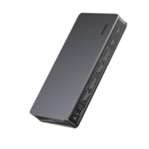 90912 HUB USB-C (Docking Revodok Pro 209) 9 en 1  2 HDMI 4K60Hz  2 DP 4K60Hz  1 USB-