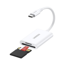 35506 Lector de Tarjetas USB-C 3.1  Soporta Micro-SD (TF) /SD  5Gbps  170 MB/s  OTG