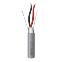 221411091000 Bobina de 305 Metros / Cable 2 x 18 AWG / Color Gris / Blindado / Riser
