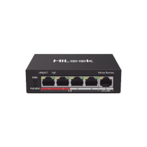 NS0105P35B Switch PoE / No Administrable / 4 Puertos 10/100 Mbps PoE (af / at) / 1 Puerto 10/100 Mbps Uplink / Modo Extendido h