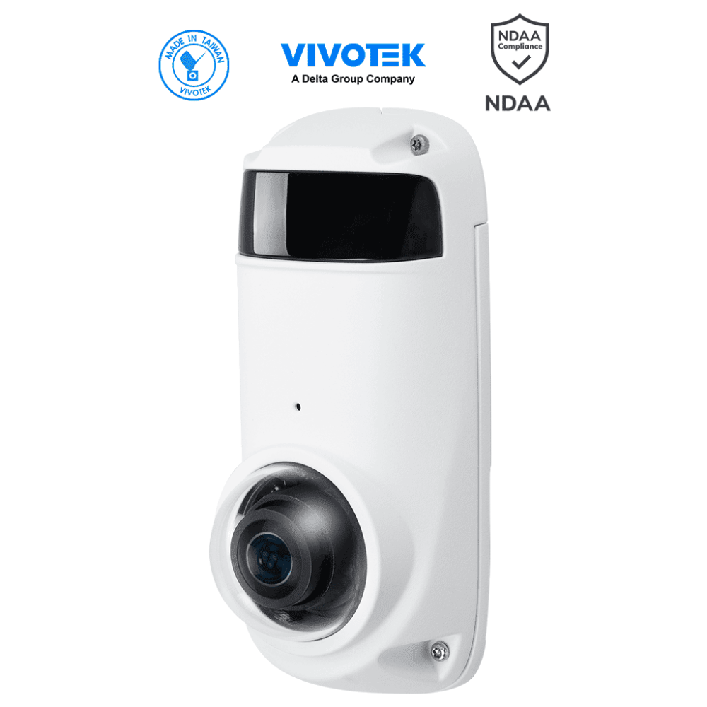 VIVOTEK  VIV0070005 VIVOTEK CC9381-HV-v2 - Cámara IP panorámica exterior de 5 MP con visión 180º  Sm