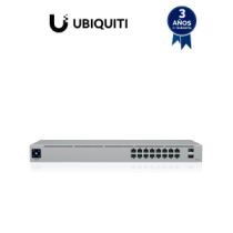 UBIQUITI UBI1850011 UBIQUITI USW-16-POE - Switch Capa 2 de 16 Puertos/ 8 Puertos PoE 802.3af&at y 8