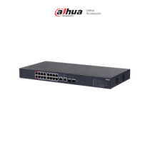 DAHUA DHT3720032 DAHUA CS4218-16ET-135 - Switch PoE de 18 Puertos/ 16 Puertos Poe 10/100/ 2 Puertos