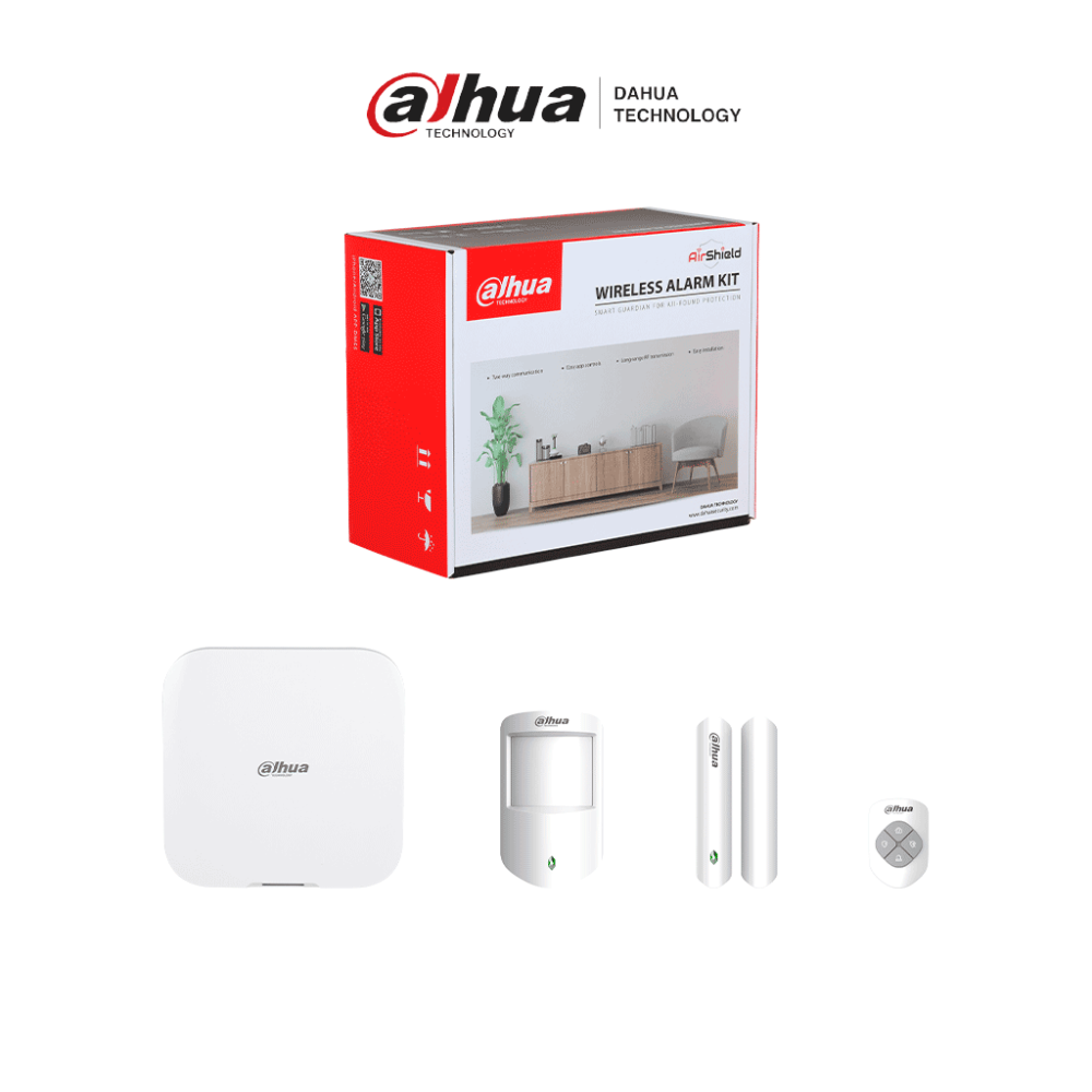 DAHUA DHT2480021 DAHUA ART-ARC3800H-03-W2 -Kit de Alarma Inalámbrico Hub2  WiFi y Ethernet  incluye