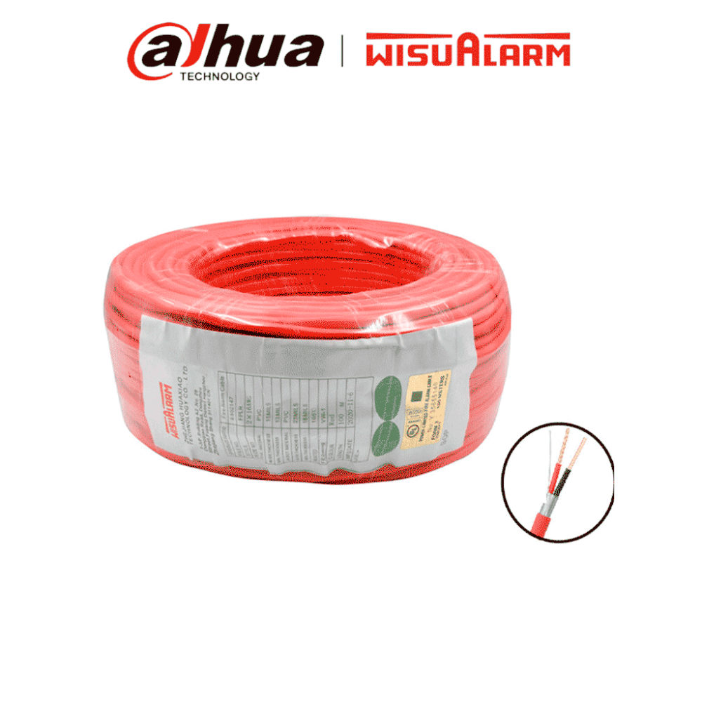 DAHUA DHT2800001 DAHUA WISUALARM 2X18AWG - Bobina de 305 Metros de Cable Blindado para Alarma de Inc