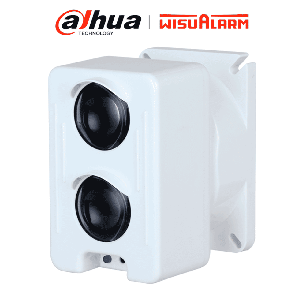 DAHUA DHT1440020 DAHUA WISUALARM DH-YJ104 - Detector de Haz de Luz con Alcance de 5 a 100 metros y S