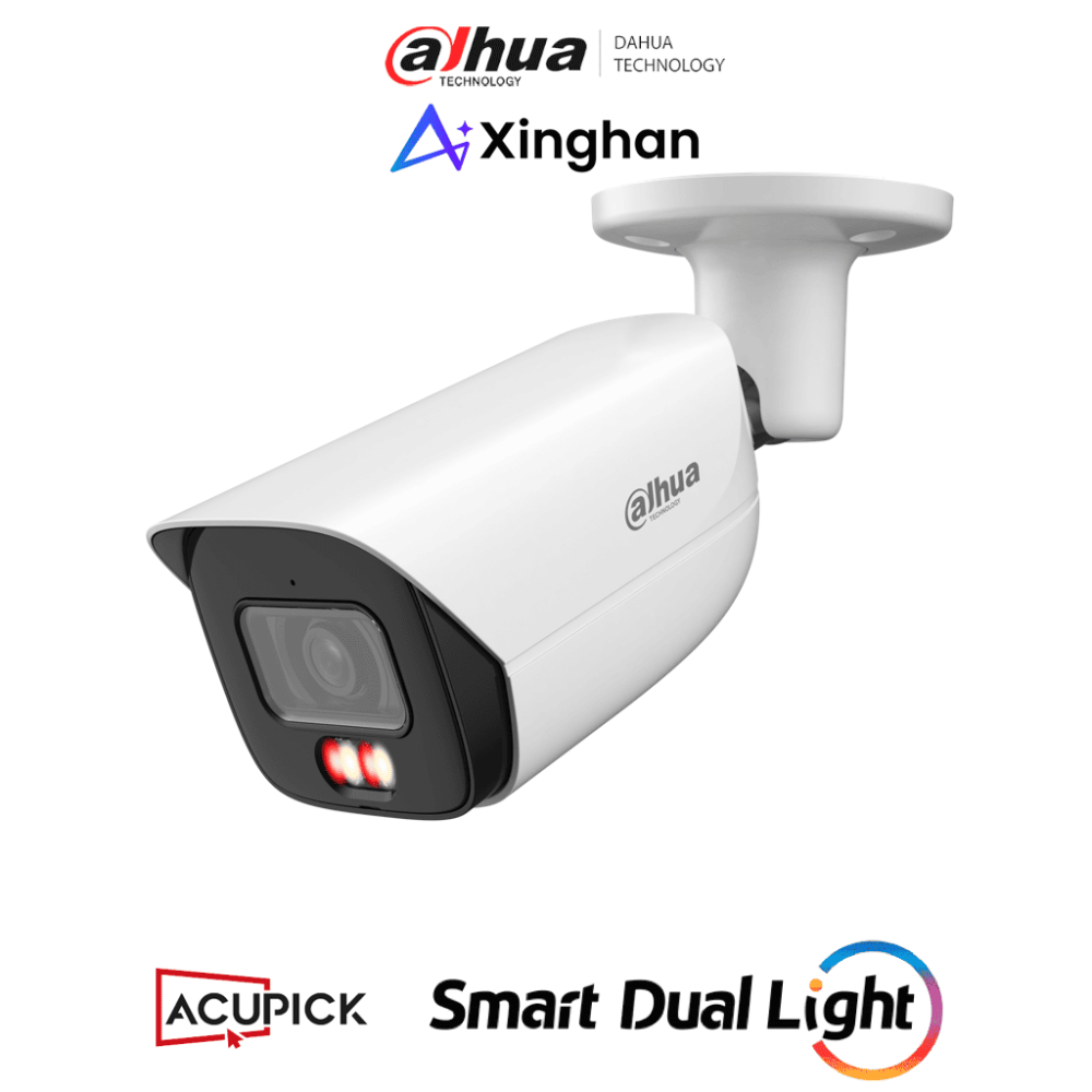 DAHUA DHT0030200 DAHUA IPC-HFW3849E-AS-IL -Cámara IP Bullet de 8 Megapíxeles con Iluminadores Dual/W