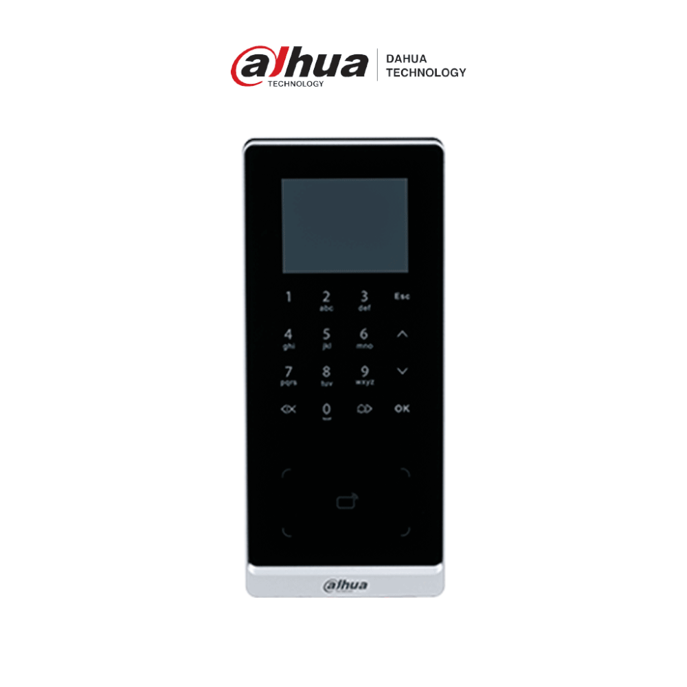 DAHUA DHT0730015 DAHUA ASI2201H-DW - Control de Acceso de Tarjeta&Teclado/ Pantalla de 2.4"/ Conecti