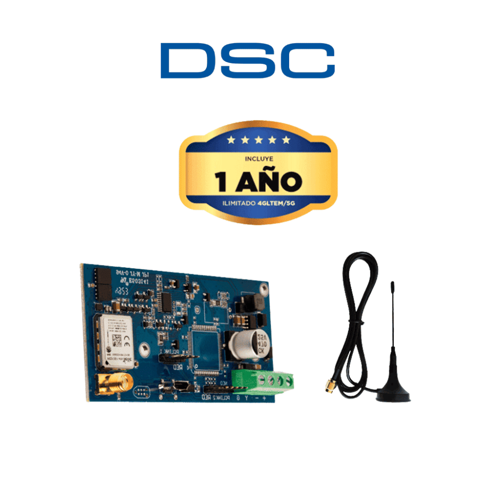 DSC DSC1200051 DSC LE4050M - Comunicador celular DSC Connect dual eSIM 5G/LTE compatible con PowerSe