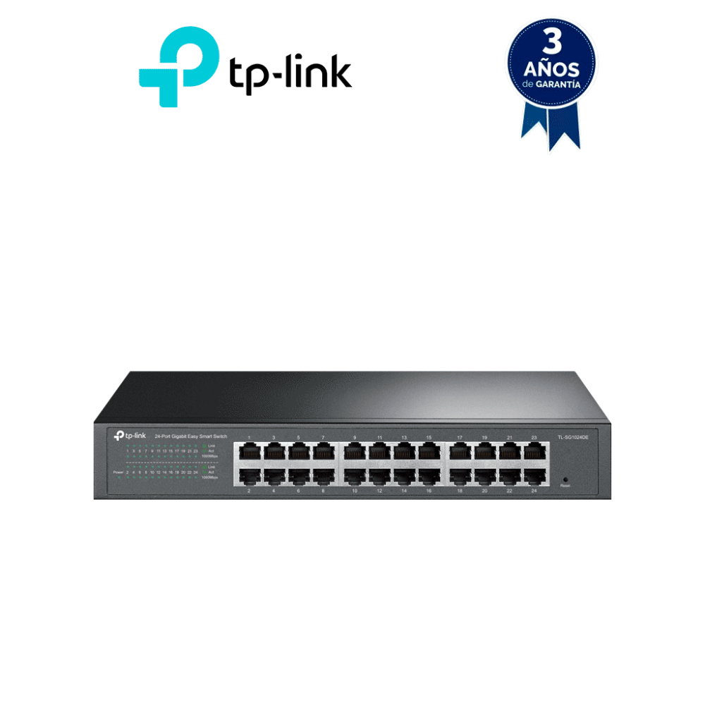 TP-LINK TPL3700042 TP-LINK - TL-SG1024DE - Switch de 24 puertos Gigabit Easy Smart