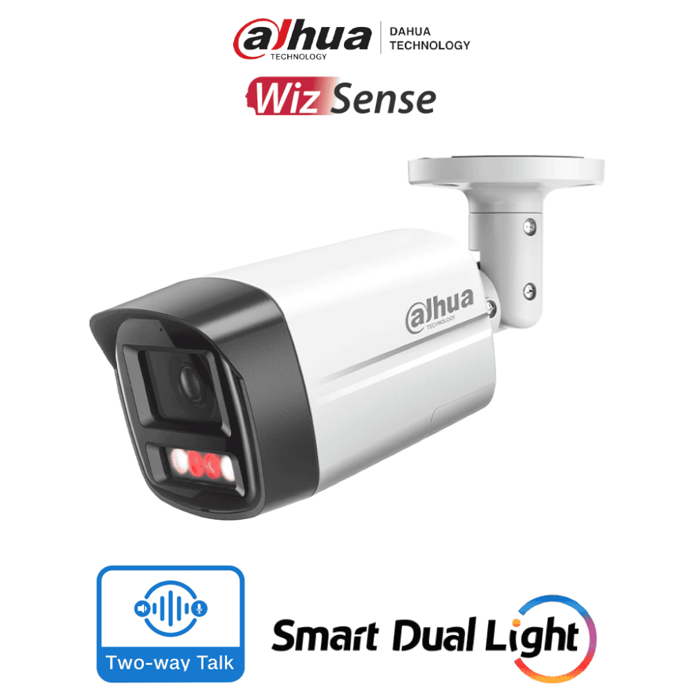 DAHUA DHT0030187 DAHUA IPC-HFW2549TL-S-PV -Cámara IP Bullet d 5 Megapixeles con Iluminador Dual y Di