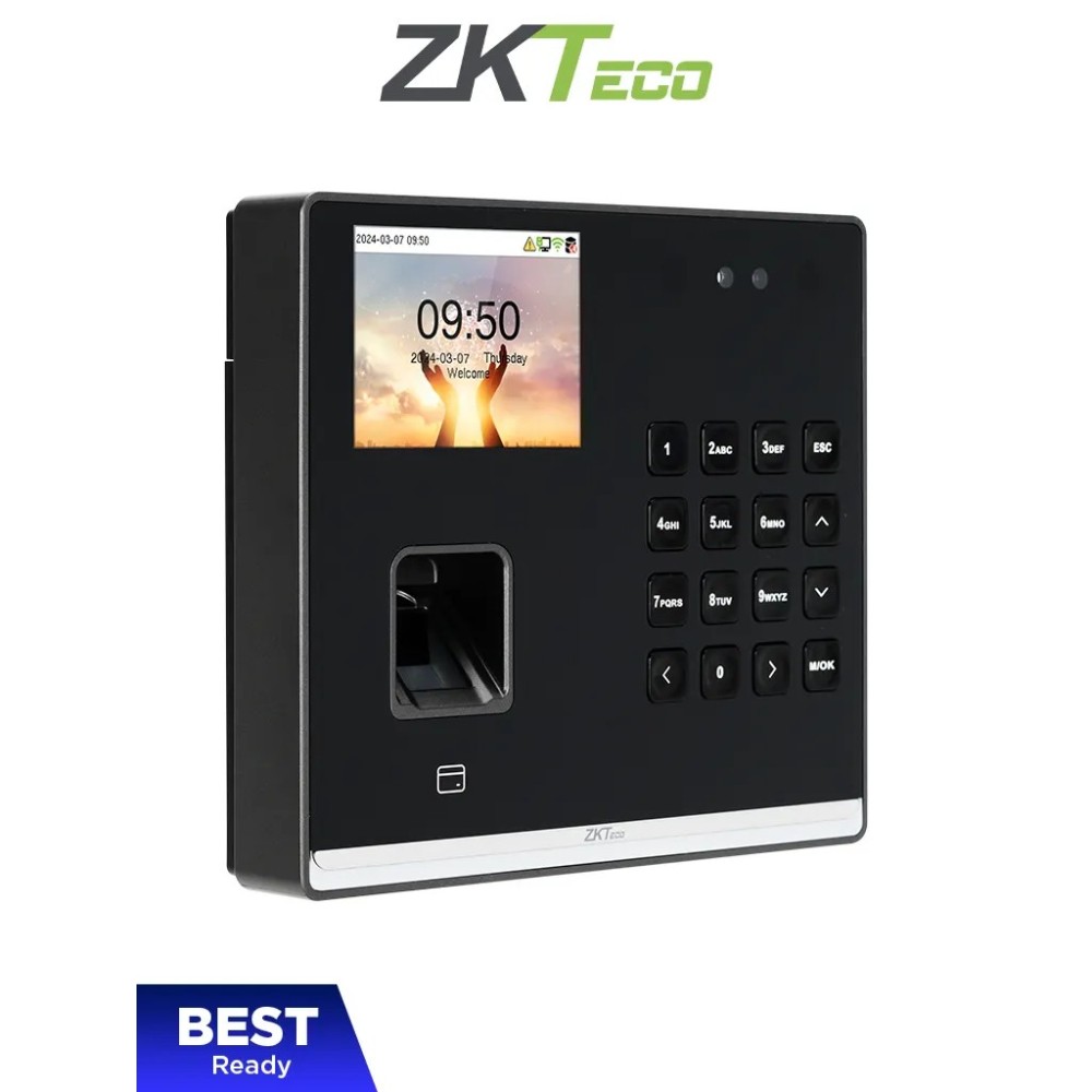 ZKTECO ZKT0810090 ZKTECO SENSEFACEM2FLR-  Control de Asistencia con Acceso Basico para 500 rostros /