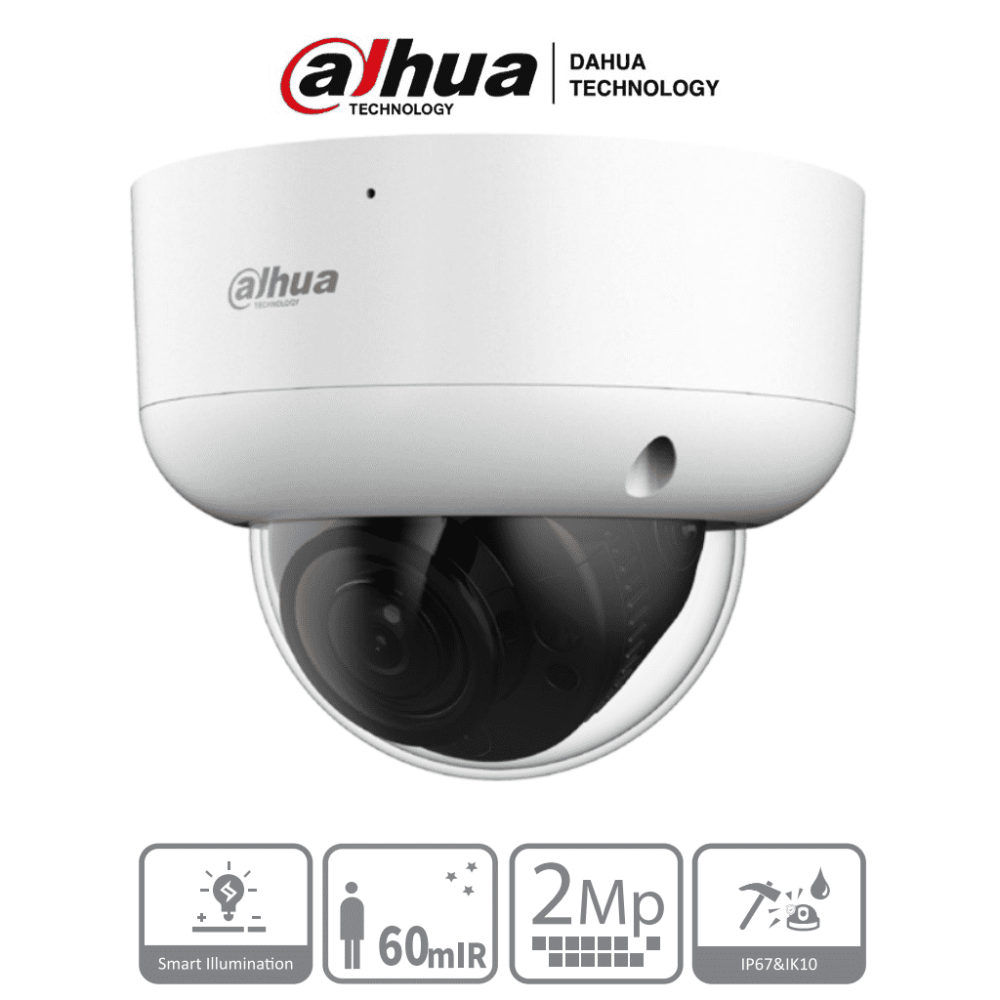 DAHUA DHT0300066 DAHUA DH-HAC-HDBW1200RAN-Z - Camara Domo Antivandalica de 2 Megapixeles/ Lente Moto