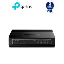 TP-LINK TPL3700020 TP-LINK TL-SF1016D - Switch de escritorio con 16 puertos RJ45 Fast Ethernet  dise