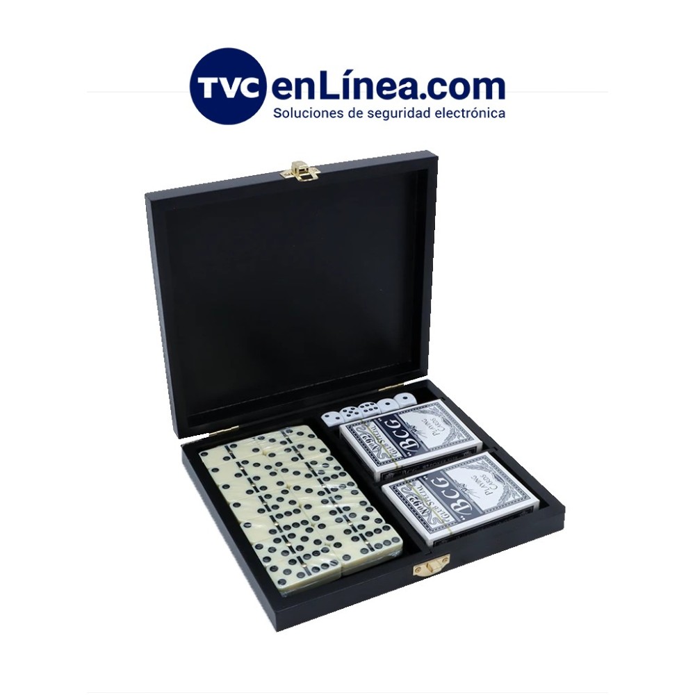 MARCAS VARIAS MRV3010267 TVC SETJUEGO - Set de Juegos/ Con Logotipo de TVC/ Incluye Domino  Barajas