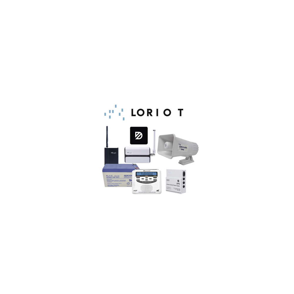 Syscom ALARMA-SISMICA-LORAWAN KIT INICIAL PARA ALARMA SISMICA DE LARGO ALCANCE CON LORAWAN