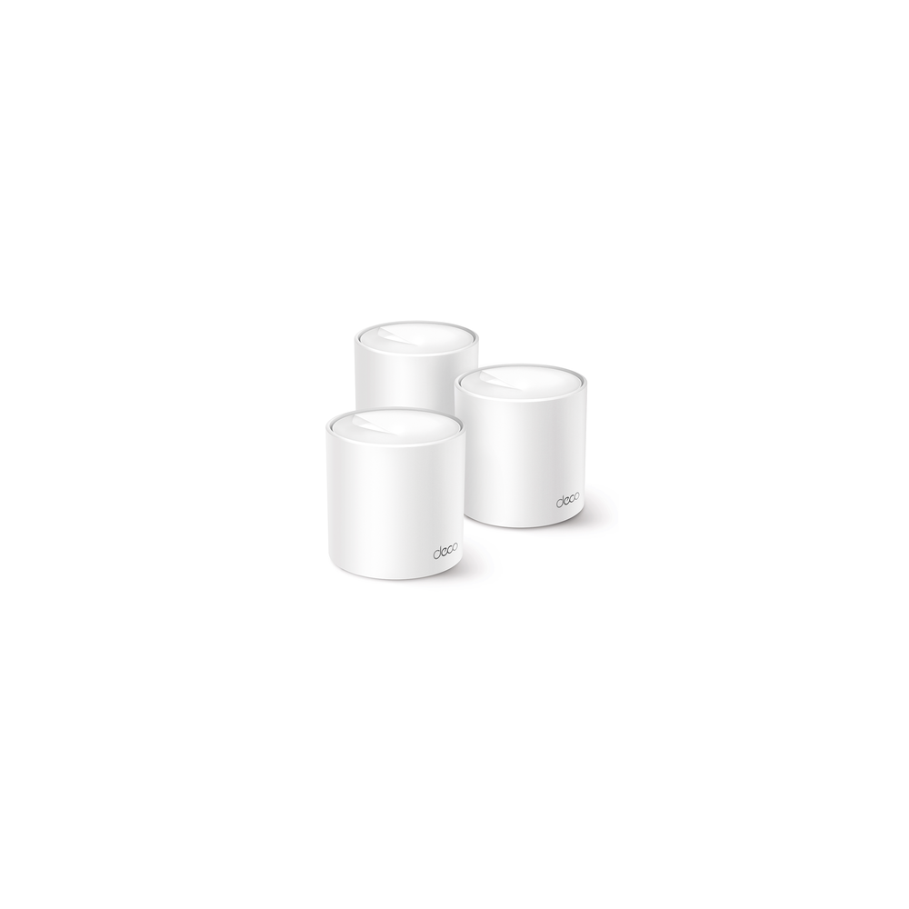 TP-LINK DECOX10-3PACK Kit 3 Routers Inalámbricos MESH Interior para Hogar / Doble Banda Wi-Fi 6 AX15