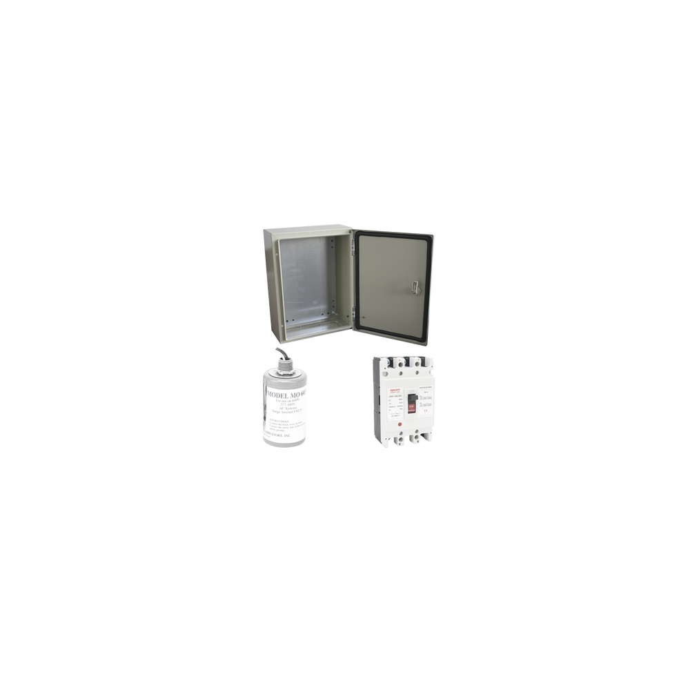 EPCOM PL100ACA Kit de Centro de Carga Trifasico Para Corriente Alterna Breaker de hasta 690 Vc de 10
