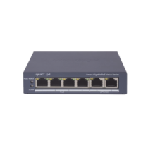 HIKVISION DS-3E1506P-EI/M Switch Gigabit PoE+ / Administrable / 4 Puertos 1000 Mbps PoE+ / 2 Puertos