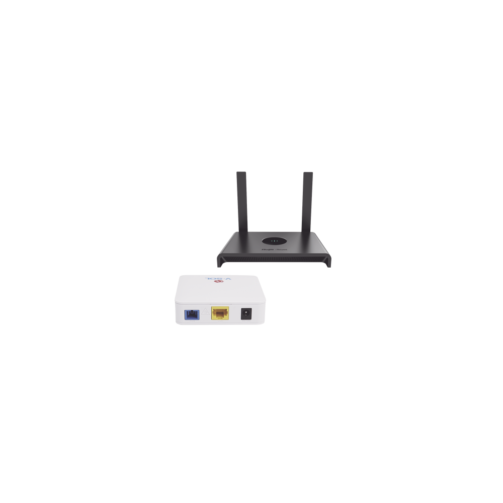 RUIJIE KIT1-VPON-WIFI Kit 1 ONU Bridge V-Sol Dual GPON/EPON con Router Home Wi-Fi Ideal para distrib