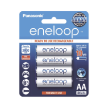 PANASONIC BK3MCCE/4BT Batería Recargable AA 1.2V ENELOOP / Ni-HM / Paquete de 4 Baterías
