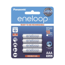 PANASONIC BK4MCCE/4BT Batería Recargable AAA 1.2V ENELOOP / Ni-HM / Paquete de 4 Baterías