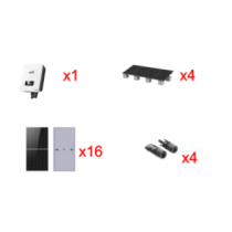 AFORE HNS10000TLKIT1 Kit Solar Interconexion / 10kW 220Vca / Inversor AFORE / Mo