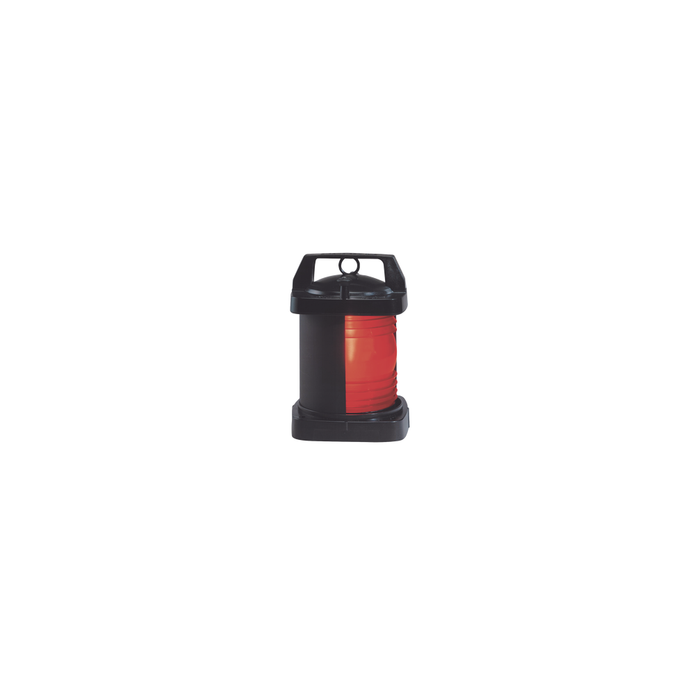 PERKO 1372-RE0-BLK Luz de navegación con lente en color rojo con arco de visibil