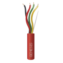 GENESIS 4312-1004 Carrete de Alambre 305 Metros / 4 x 16 AWG / Riser / Color Roj
