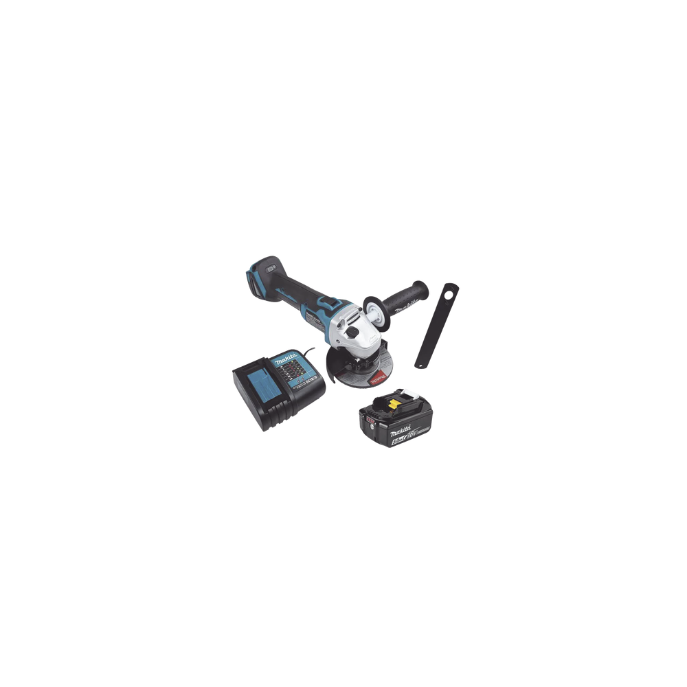 MAKITA DGA456STX2 Mini esmeril Inalámbrico de 4-1/2 " 8.500 rpm Incluye 1 bat. l