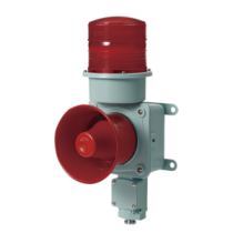 QLIGHT SDL-WS-120-R Combinación de baliza LED color roja con sirena electrónica