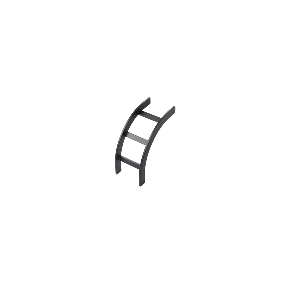 HOFFMAN LOB12BLK Accesorio de Escalerilla Curva Vertical (Bajada) Exterior 12 in