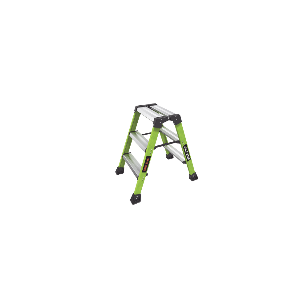 Little Giant Ladder Systems SURESTEP Escalera Plegable 2 Peldaños de Fibra de Vi