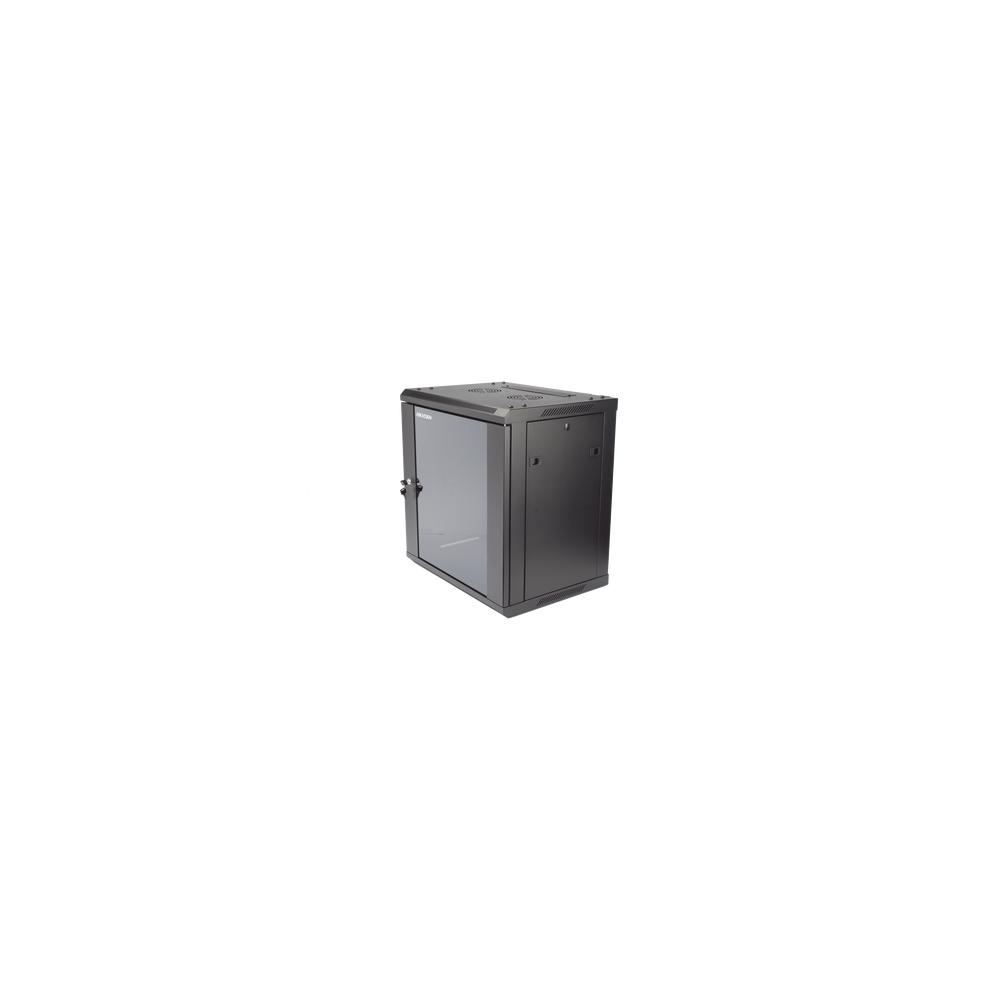 HIKVISION DS-XS6412-S/B Gabinete para Montaje en Pared - Piso / Puerta de Crista