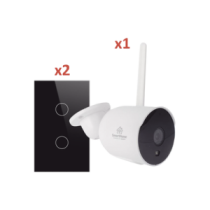 SMARTHOME BY EPCOM SH1CAM2SK (Wifi) KIT 1 camara Wifi y 2 apagadores inteligente
