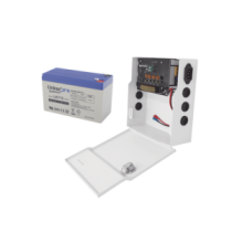 EPCOM POWERLINE PLK12DC4ABK/K Kit / Fuente PLK12DC4ABK + Batería incluída LK712