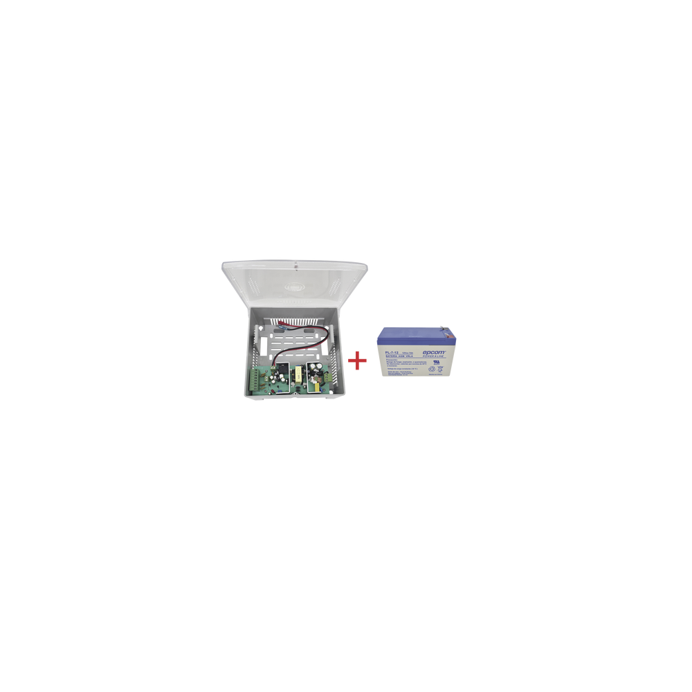 EPCOM POWERLINE PS12DC4PBK/K Kit / Fuente PS12DC4PBK/K + Batería incluída LK712