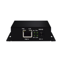 WI-TEK WI-PE31G Inyector PoE Extenido Industrial / PoE 802.3 af/at Hasta 30W / C