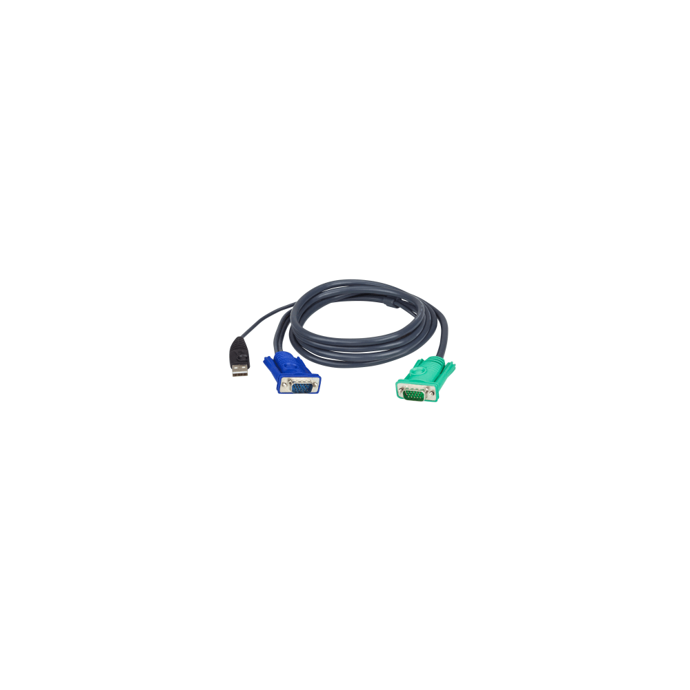 ATEN 2L-5203U Cable KVM | USB con SPHD | 3 en 1 | De 3 m