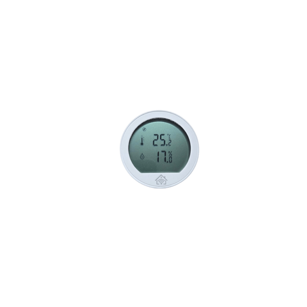 SMARTHOME BY EPCOM SHTHZ101 (ZigBee) Sensor de temperatura y humedad con pantall
