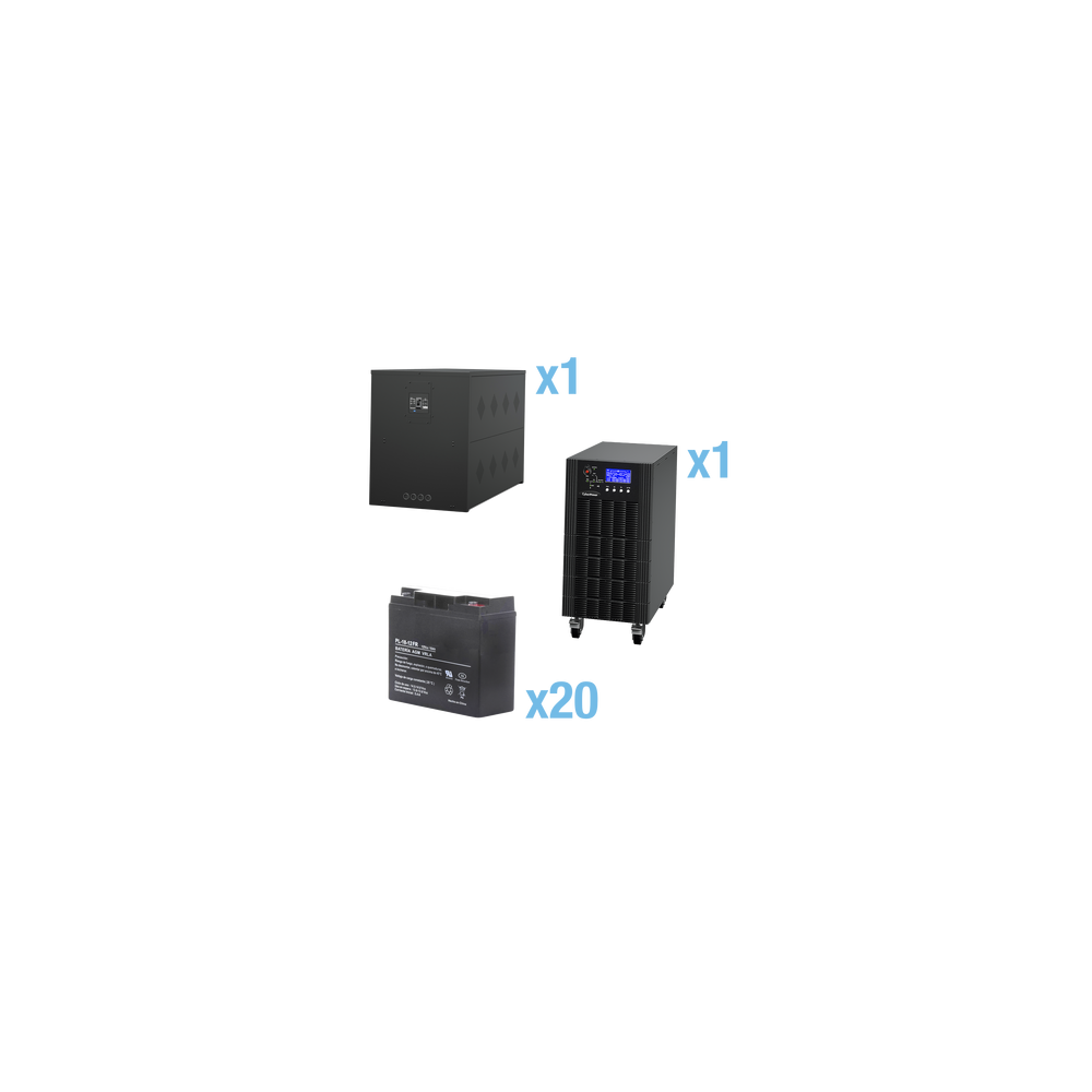 CYBERPOWER HSTP3T15K100P-5MIN UPS Trifásico de 15 kVA/15 kW Topología Online Doble Conversión Voltaje de 208/220 Vca de