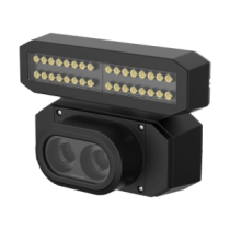Hanwha Techwin Wisenet TNS-9050IBC Camara IP Dual 4K Funcion para reconocimiento de Codigos de Barra BCR / 2 lentes 25mm