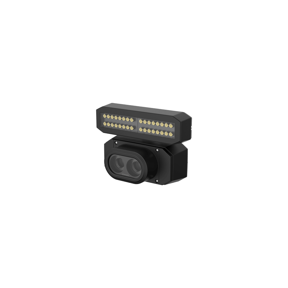 Hanwha Techwin Wisenet TNS-9050IBC Camara IP Dual 4K Funcion para reconocimiento de Codigos de Barra BCR / 2 lentes 25mm