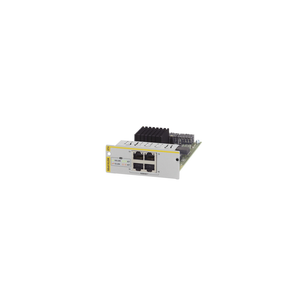 ALLIED TELESIS AT-SBX81XLEM/XT4 Módulo de expansión 4 x 1/10G RJ45 para SBx81XLEM