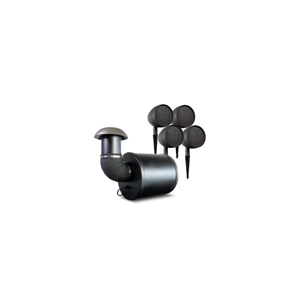 TRUAUDIO ULTRASCAPE12 Altavoz de 2 vías | exteriores | 70V / 100V | woofer de 6.5 in | negro