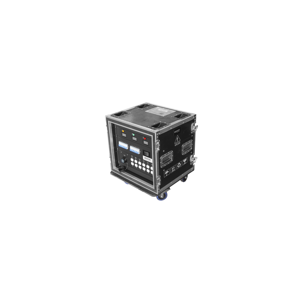 EPCOM PROAUDIO EP-CC-10U Centro de carga movil para instalaciones temporales con conexión TIPO socapex a 110v Y 220V | R