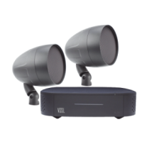 VSSL A1X/2AS2 KIT Amplificador VSSL A1X | 2 Bocinas Acoustiscape TruAudio Modelo AS2T | IP66